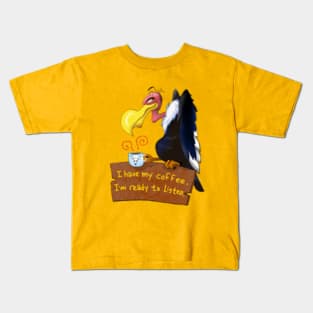 coffee Vulture Kids T-Shirt